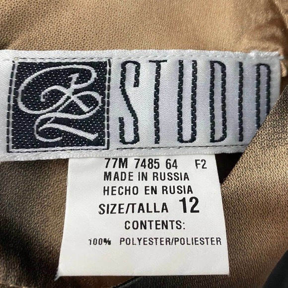 1990s Gothic Metallic Iridescent Sleeveless Oversized Top  / Women's Medium * - Picture 4 of 4